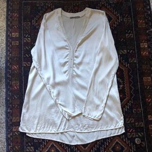 Gorgeous White Silk Blouse